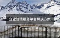 企業短信服務平臺解決方案